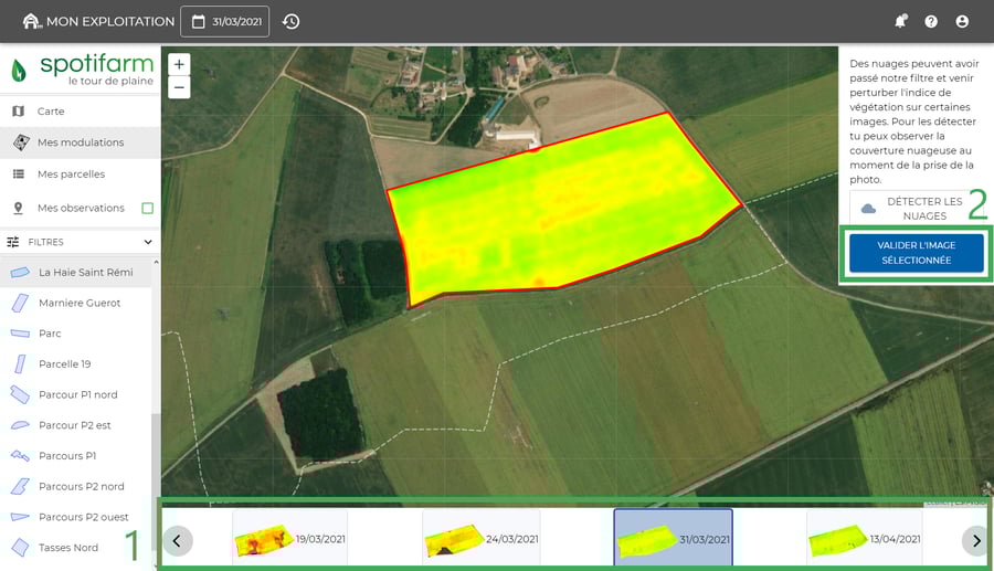 carte-modulation-heterogeneite-intraparcellaire-ndvi-LAI-SAVI-image-satellite-biomasse-fertilisation-pilotage-engrais-moduler-apports-sentinel-sentinel2