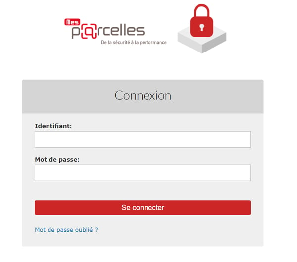 mes p@rcelles page d'accueil